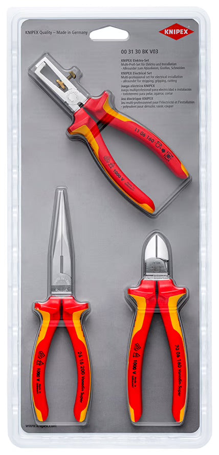 KPX003130BKV03 Electricians Set 3PC VDE