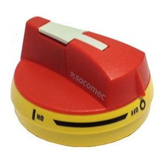 14741111 Red/Yellow External Operating S00 Handle for M1/2 16-80A Load Break Switches - Online Electrical