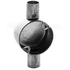 25MM Galvanised 2way Bosal Conduit Box - Online Electrical