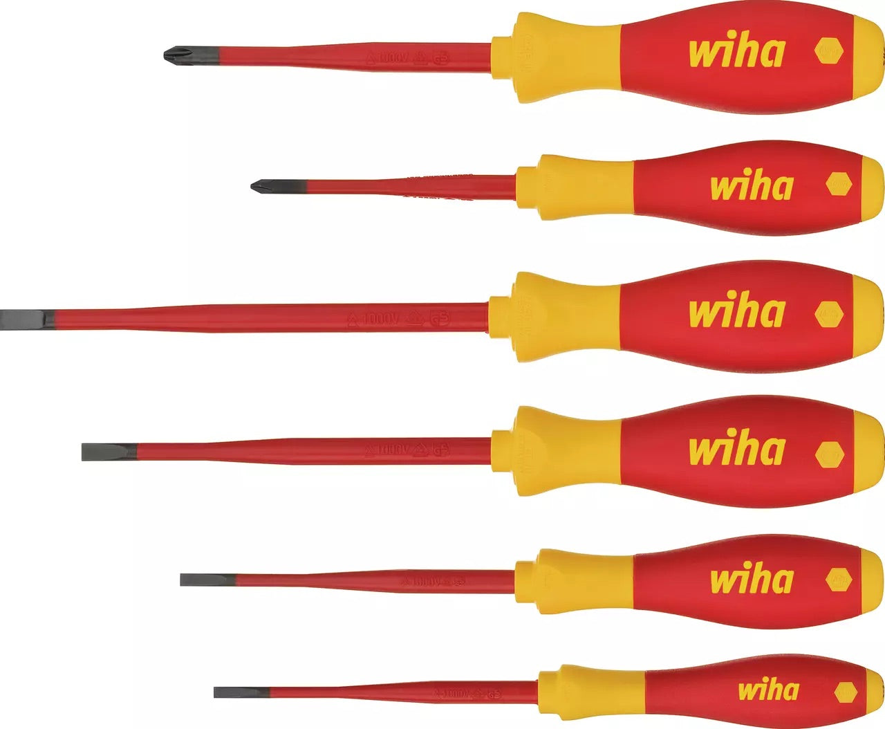 WIH3201K 6 Piece Screwdriver Set VDE 1000V