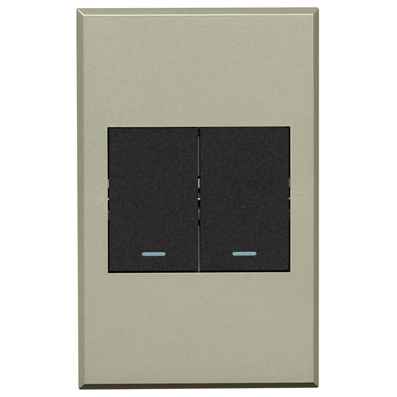 3V100 2Lever Bell Press Switch 100x50mm Veti3
