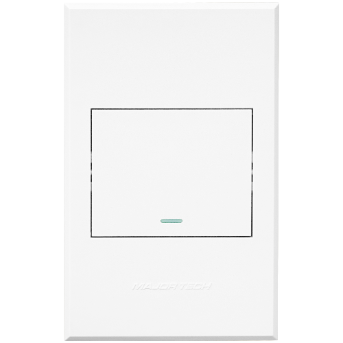 3VW101 Bell Press Switch 100x50mm White Veti3 - Online Electrical