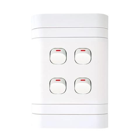 4Lever 1Way Switch 2X4 Lesco L424W1 - Online Electrical