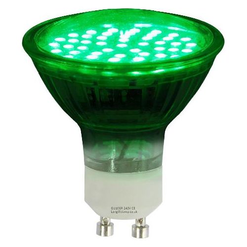 4W LED GU10 Colour Lamps - Various Colours - Online Electrical