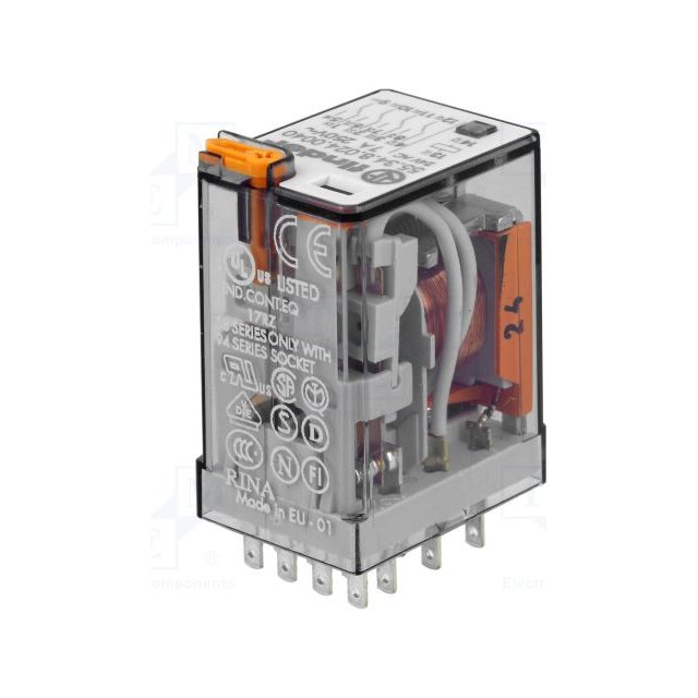 55.34 4PDT Plug In Relay - Various Voltages Available - Online Electrical