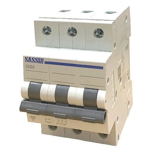 B6-3C10N 10A 3P 6KA C Curve Breaker - Online Electrical