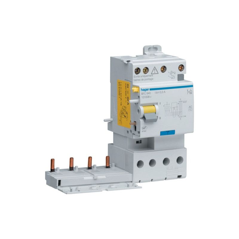 BF464 63A 4P 300MA Add-On Earth Leakage Device - Online Electrical