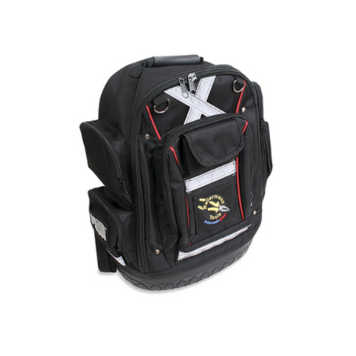TOOLBAG-BP-PVC-BK Backpack Tool Bag - Empty