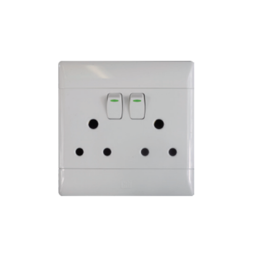 CBi Switched Socket Outlets 4 x 4 -250 Vac-16A - Online Electrical