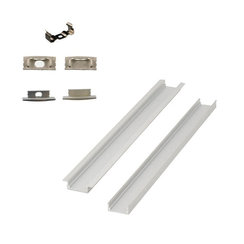 LED Strip Light Aluminium Profile Slim27 2M CH41 - Surface Mount