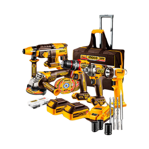 CKLI2059 5in1 Industrial Combo Kit in Bag 20V PS+C/L