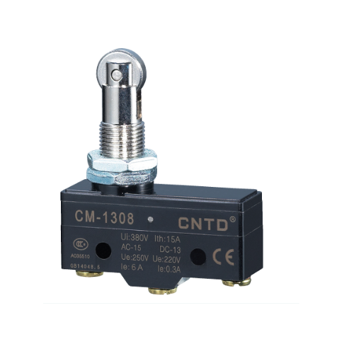 CM1308 Extended Panel Mount Roller Plunger Micro Switch