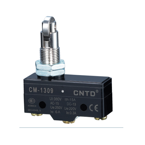 CM1309 Extended Panel Mount Roller Plunger 90° Micro Switch
