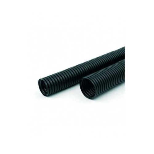 Convoluted Automotive Slit Tubing Black per metre- Various sizes