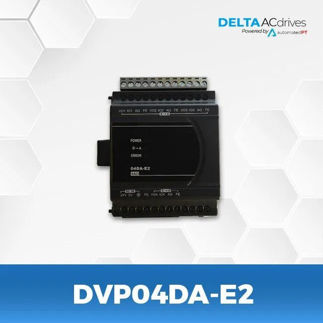 DVP04DA-E2 4AO 24VDC Extension for ES2