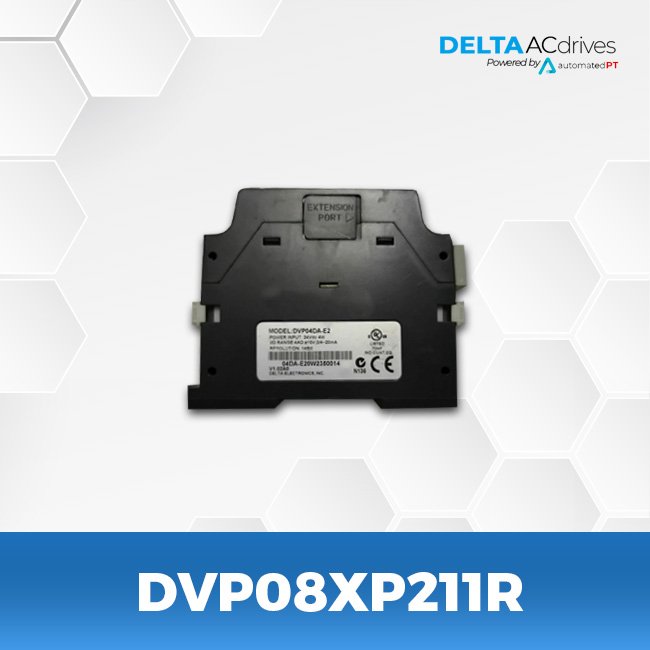 DVP08XP211R 4DI+4DO EXTENSION RELAY ES2/EX2/EH