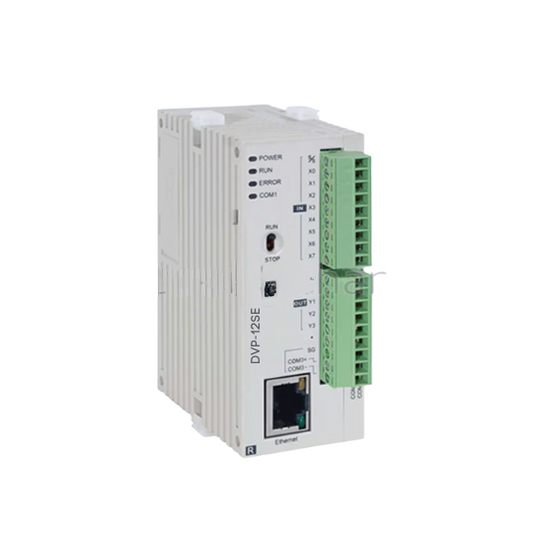 DVP12SE11R 8I+4O SE 24VDC PLC REL Ethernet