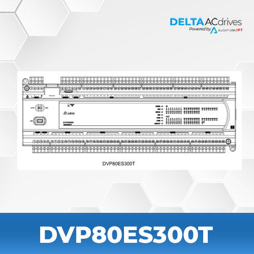 DVP80ES300T 40DI+40DO ES3 230VAC PLC Transit (NPN)
