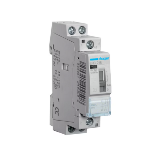 ERC218 16A 230V 1NO+1NC CONTACTOR c/w MANUAL OVERRIDE - Online Electrical