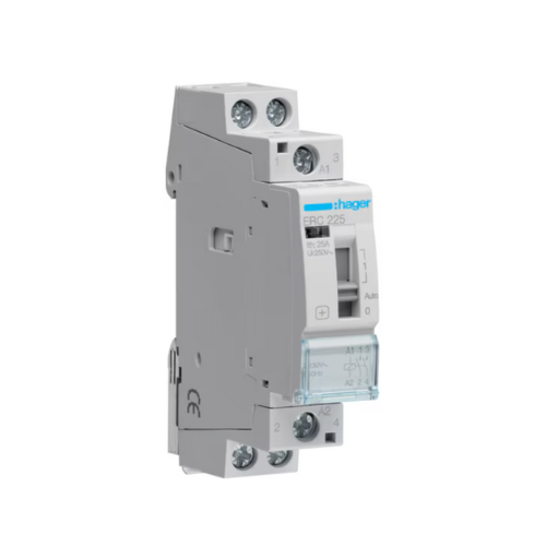 ERC225 25A 230V 2NO CONTACTOR c/w MANUAL OVERRIDE - Online Electrical