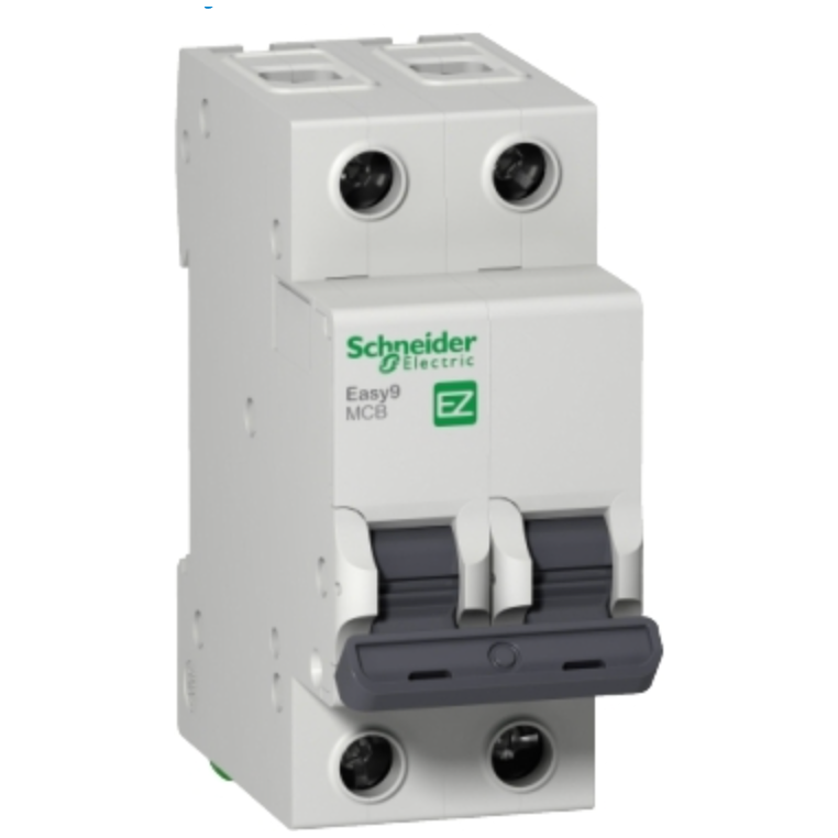 EZ9F53210 2P 10A 3KA C Curve Breaker Easy9 - Online Electrical