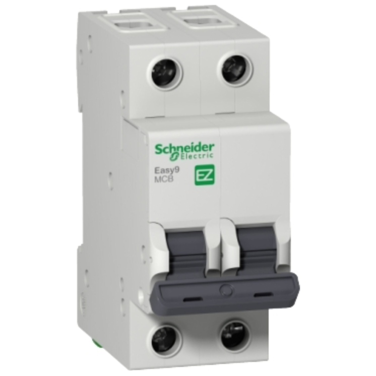 EZ9F53220 2P 20A 3KA C Curve Breaker Easy9 - Online Electrical