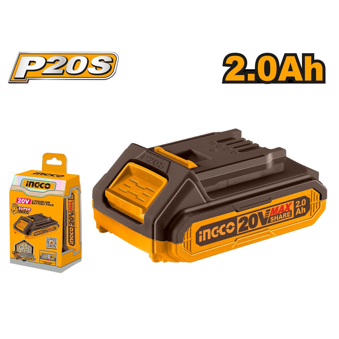 FBLI20011 20V PS+C/L 2AH BATTERY