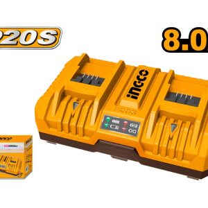 FCLI2082 DUAL CHARGER 20V PS+C/L 8A