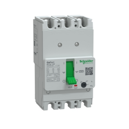 G12F3A125 GO MCCB 125F 3P3D 125A ADJ 30KA - Online Electrical