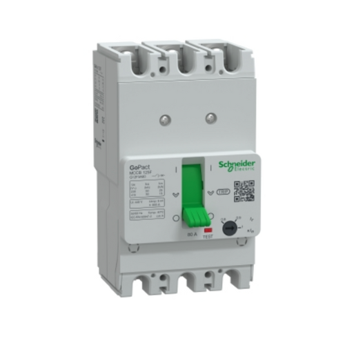 G12F3A80 GO MCCB 125F 3P3D 80A ADJ 30KA - Online Electrical