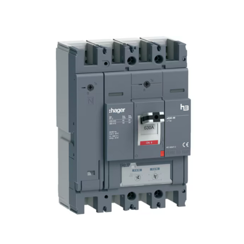 HMJ631DE 397-630A 4P 50kA Adj. Moulded Case Circuit Breaker - Online Electrical