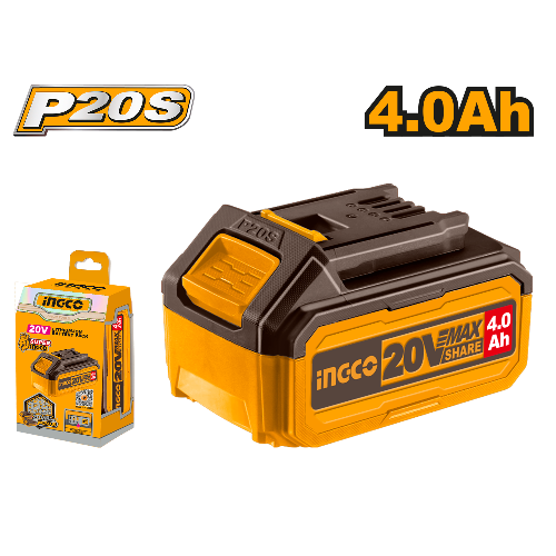 INGCO FBLI20021 20V 4AH PS+ C/L BATTERY - Online Electrical