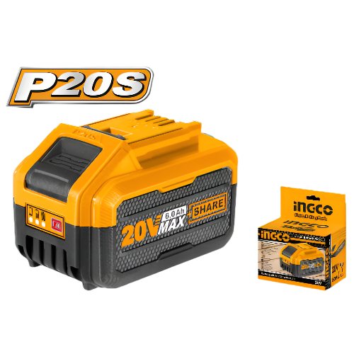 INGCO FBLI2060 20V 6AH PS+ C/L BATTERY - Online Electrical