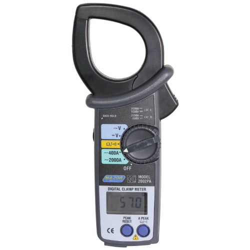 K2002PA 2000A AC Clamp Meter, CAT III 600V
