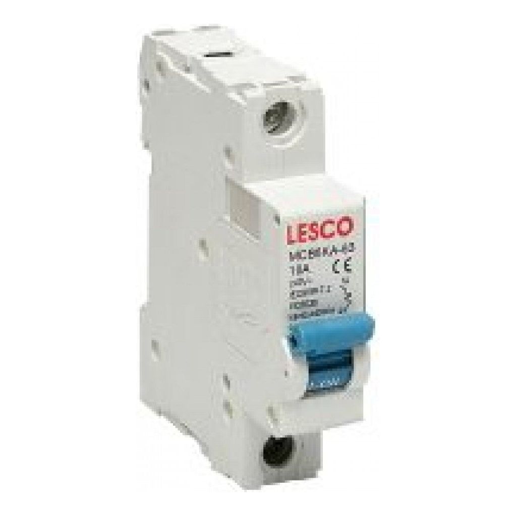 Lesco 1P 16A 1P 3KA Breaker - Online Electrical