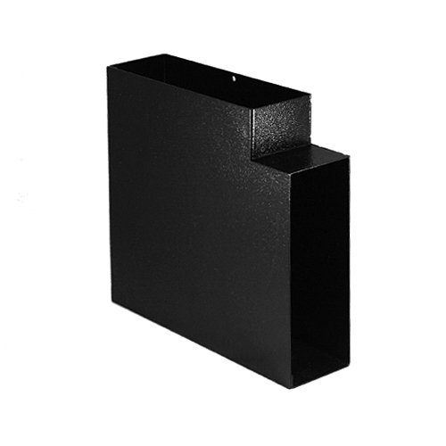 P801 Double Compartment Power Skirting Flat Vertical Elbow - Various colours