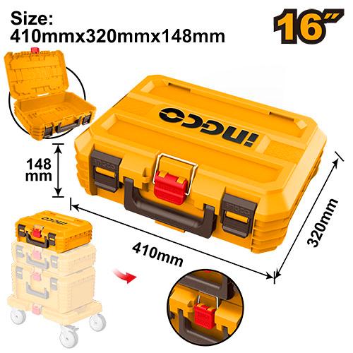 PBXS101 Stackable Toolbox 410X320X148MM 15KG P/CLIP