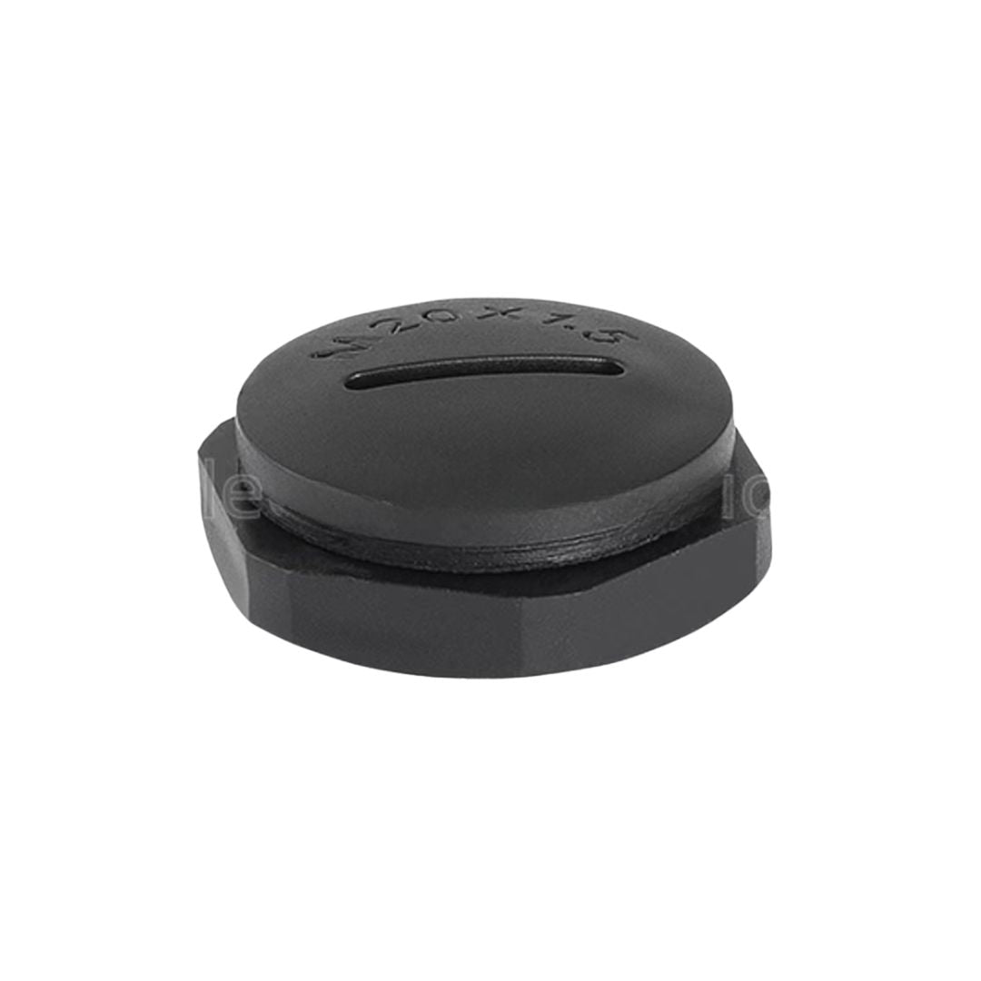 PHPM12B M12 PVC Threaded Plug Black