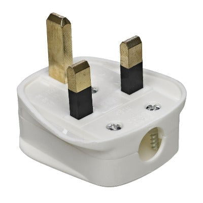 Plug Top 13A 3Pin PVC Square - Online Electrical