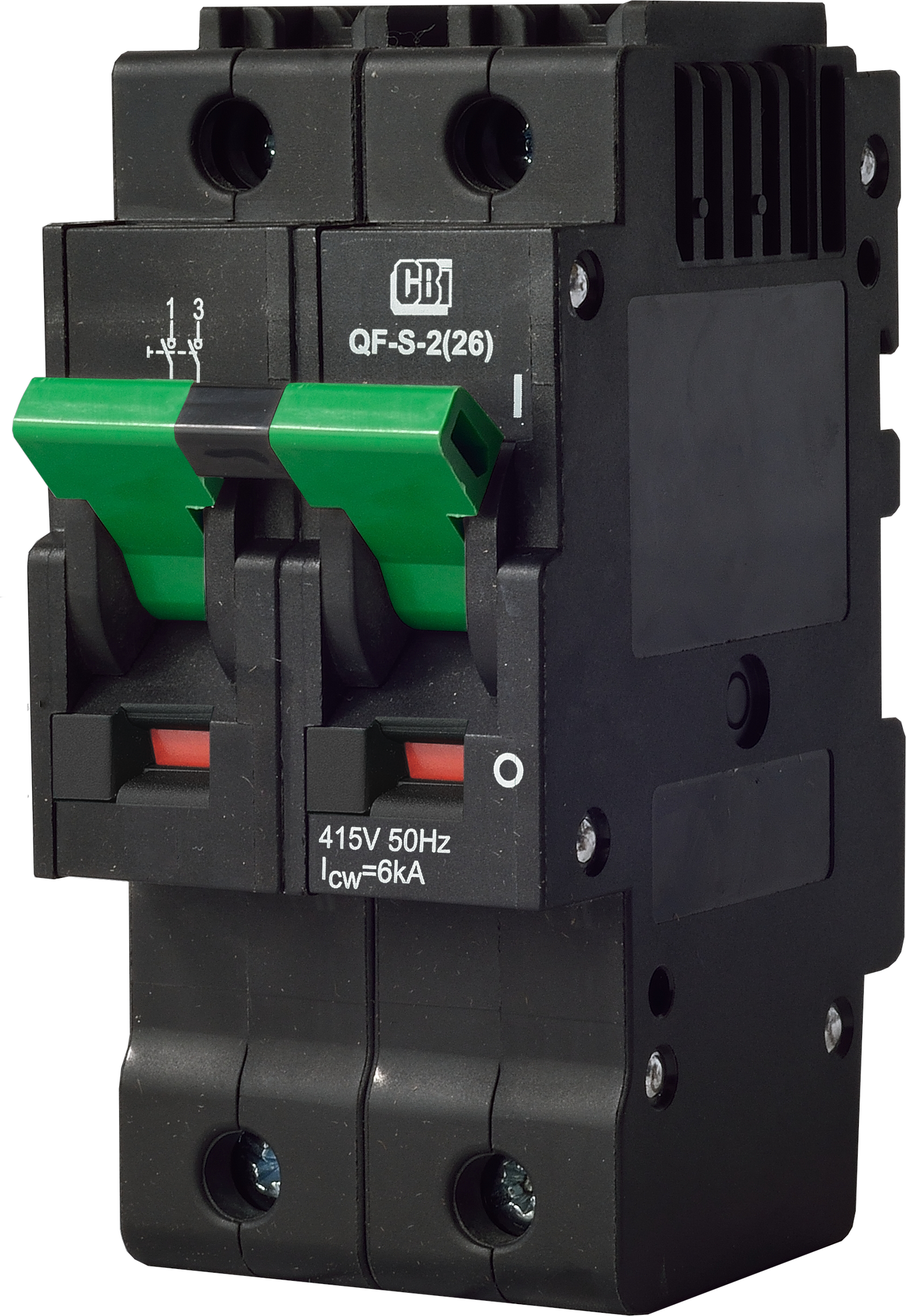 QF-S-2(26MM)100A 2P 6kA Isolator