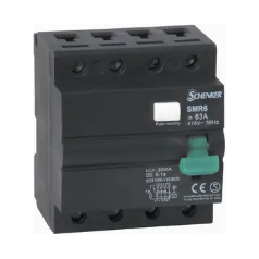 SMR6-463 63A 3P+N ELCB NO OVERLOAD - Online Electrical