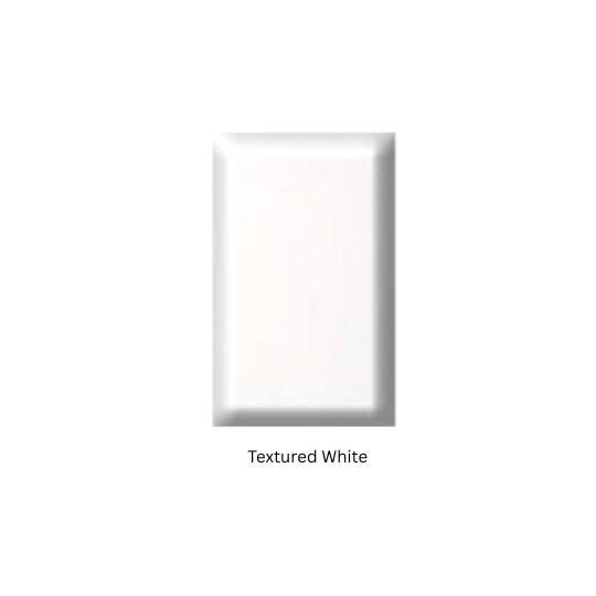 P801 Double Compartment Power Skirting End Cap - Various colours