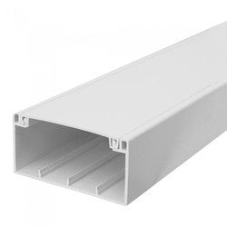 Trunking Solid 100X40MM White Per 3Mtr Length - Online Electrical