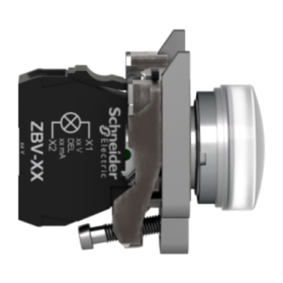 XB4BVB1 24V White LED P/L Complete - Online Electrical