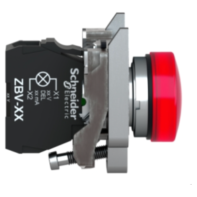 XB4BVM4 230V Red LED Pilot Light Complete - Online Electrical