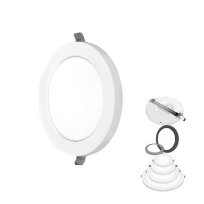 12W LED Round IRIS 2 IN 1 Ceiling light Magnetic Trims - Online Electrical