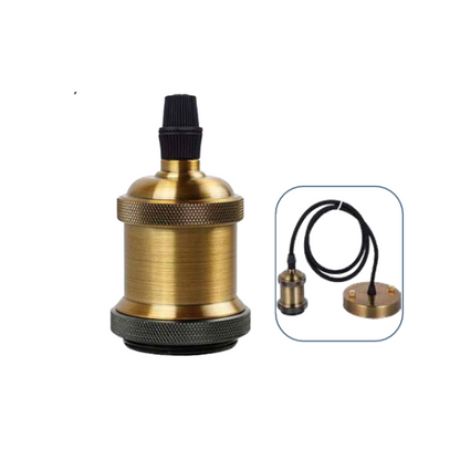 OL-PEND- Aluminium E27 Lamp Holder - Various Colours