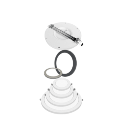 24W LED Round IRIS 2 IN 1 Ceiling light Magnetic Trims - Online Electrical