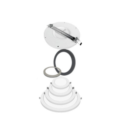 24W LED Round IRIS 2 IN 1 Ceiling light Magnetic Trims - Online Electrical