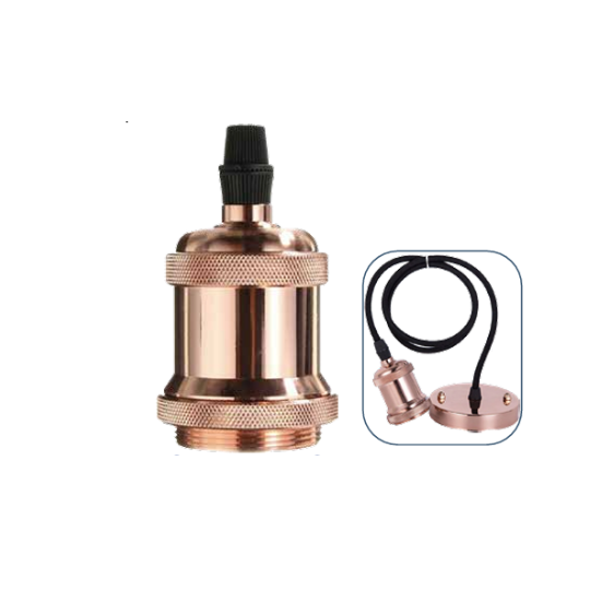 OL-PEND- Aluminium E27 Lamp Holder - Various Colours